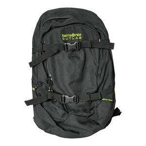 Samsonite Outlab Black Laptop Backpack Multiple Pockets Adjustable